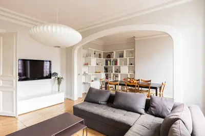 Coin salon dans l'établissement Appartement Palido - Welkeys