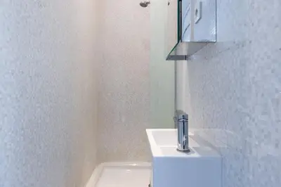Salle de bains dans l'établissement Appartement Palido - Welkeys