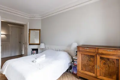 Un ou plusieurs lits dans un hébergement de l'établissement Appartement Palido - Welkeys