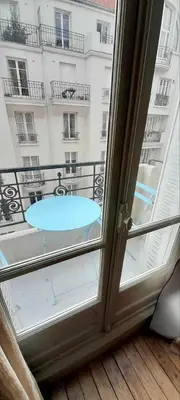 Balcon ou terrasse dans l'établissement appartement au calme, avec balcon, bail mobilité ok