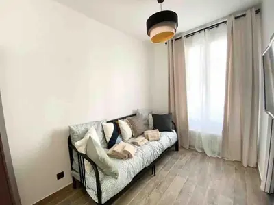 Un ou plusieurs lits dans un hébergement de l'établissement Appartement Esprit Industriel