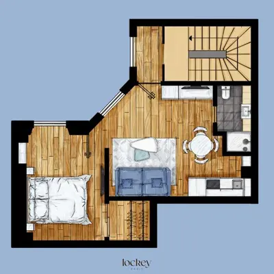 Plan de l'établissement L'Orée de Garnier I 1BR I 10 min from Opéra