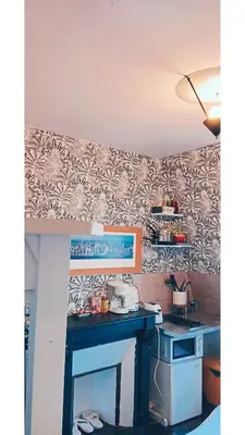 Cuisine ou kitchenette dans l'établissement Location en plein cœur de Paris N°21
