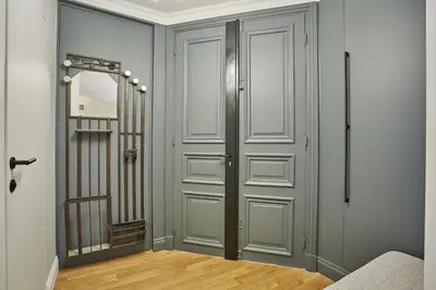 Un ou plusieurs lits dans un hébergement de l'établissement Apartment Notre Dame de Paris by Studio prestige