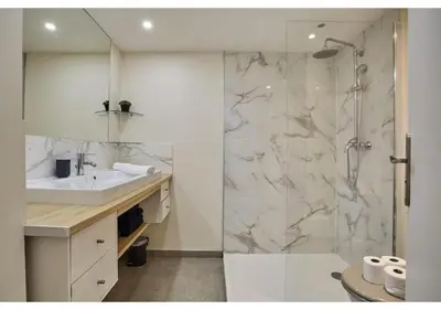 Salle de bains dans l'établissement Studio Center of Paris Montmartre by Studio prestige