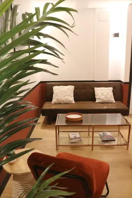 Coin salon dans l'établissement Neuf & Cosy - 2 chambres - 11e