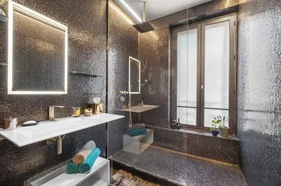 Salle de bains dans l'établissement Cinque Stelle