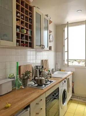 Cuisine ou kitchenette dans l'établissement A haven of peace in Pigalle