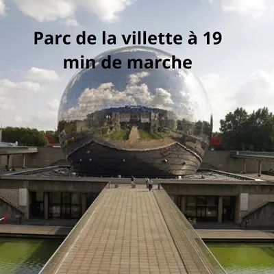 Plan de l'établissement APT 2 chambres idéal professionnel à 5 minutes de Metro