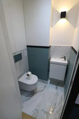 Salle de bains dans l'établissement Cocon neuf - Coeur du 11e