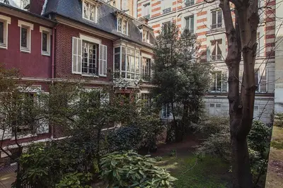 Jardin de l'établissement Hotel Particulier, Neuilly sur Seine, Palais des Congrès