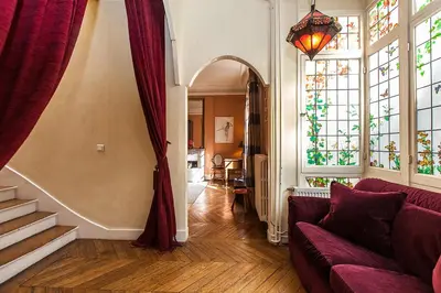 Coin salon dans l'établissement Hotel Particulier, Neuilly sur Seine, Palais des Congrès