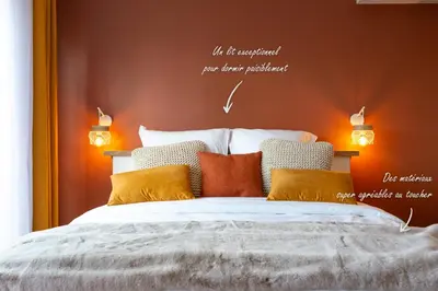 Un ou plusieurs lits dans un hébergement de l'établissement Studio Eiffel