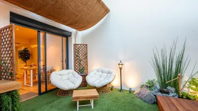 Coin salon dans l'établissement Studio Garnier