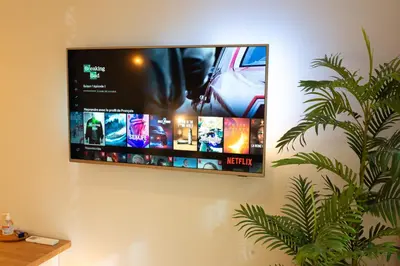 Télévision ou salle de divertissement dans l'établissement Studio Le Nôtre
