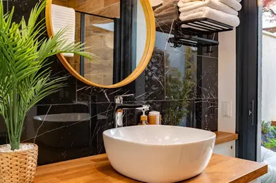 Salle de bains dans l'établissement Studio Le Nôtre