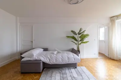 Un ou plusieurs lits dans un hébergement de l'établissement Appartement Boieldieu - Welkeys