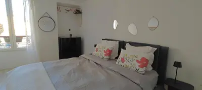 Un ou plusieurs lits dans un hébergement de l'établissement Appartement paisible