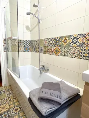 Salle de bains dans l'établissement L' Appartement Richard-Lenoir
