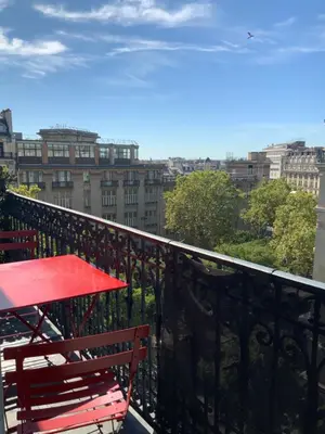 Balcon ou terrasse dans l'établissement Montmartre