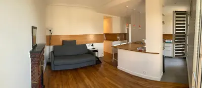 Cuisine ou kitchenette dans l'établissement Montmartre