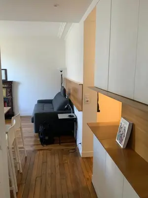 Cuisine ou kitchenette dans l'établissement Montmartre