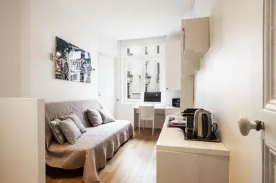 Cuisine ou kitchenette dans l'établissement Tiny House St Germain