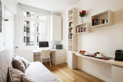 Télévision ou salle de divertissement dans l'établissement Tiny House St Germain