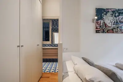 Un ou plusieurs lits dans un hébergement de l'établissement Tiny House St Germain