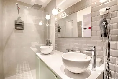 Salle de bains dans l'établissement Studio Loft des Combes - Welkeys