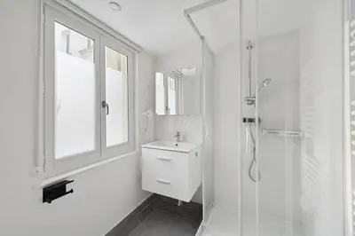 Salle de bains dans l'établissement Studio Denisa - Welkeys