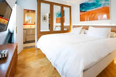 Un ou plusieurs lits dans un hébergement de l'établissement Luxueuse suite