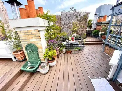 Balcon ou terrasse dans l'établissement Luxueuse suite
