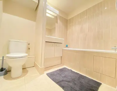 Salle de bains dans l'établissement Superbe appartement terrasse