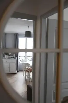 Cuisine ou kitchenette dans l'établissement The Charming Ramey