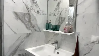 Salle de bains dans l'établissement Moderne & Sublime Appartement - Paris 11ème