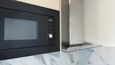 Cuisine ou kitchenette dans l'établissement Moderne & Sublime Appartement - Paris 11ème
