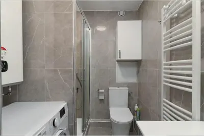 Salle de bains dans l'établissement Splendide à Oberkampf - Paris 11ème arrondissement