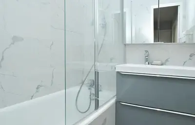 Salle de bains dans l'établissement -Votre nid familial parisien - Batignolles