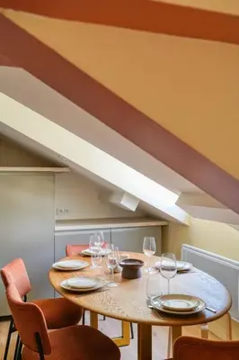 Coin salon dans l'établissement 4D#Appart 4Pers # 1 Chambre # Commerce # Paris 15#AC