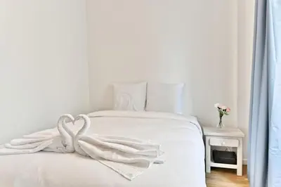 Un ou plusieurs lits dans un hébergement de l'établissement Appartement proche Mairie 10ème arrondissement
