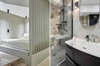 Salle de bains dans l'établissement Apartment Père Lachaise by Studio prestige