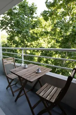 Balcon ou terrasse dans l'établissement Studio pour séjours d’affaires à La Défense