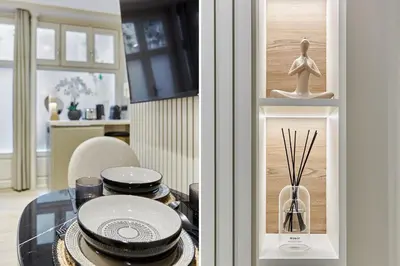 Télévision ou salle de divertissement dans l'établissement Studio Center of Paris by Studio prestige