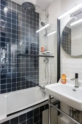 Salle de bains dans l'établissement Stylish apartment in the heart of Paris