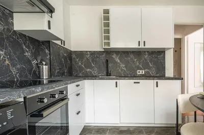 Cuisine ou kitchenette dans l'établissement Bright & charming apartment - 1BR-4P - Montmartre