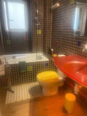Salle de bains dans l'établissement Appartement Saint-Paul Le Marais