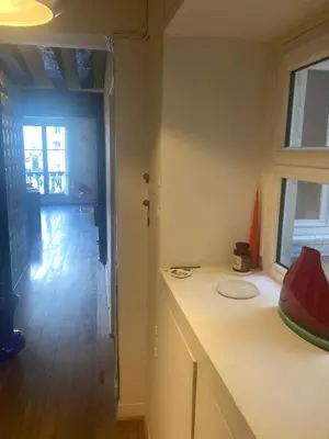 Cuisine ou kitchenette dans l'établissement Appartement Saint-Paul Le Marais