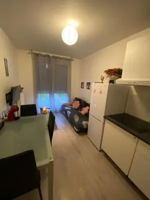 Cuisine ou kitchenette dans l'établissement Appartement meublé et cosy