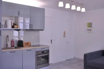 Cuisine ou kitchenette dans l'établissement Appt Paris11 Charonne